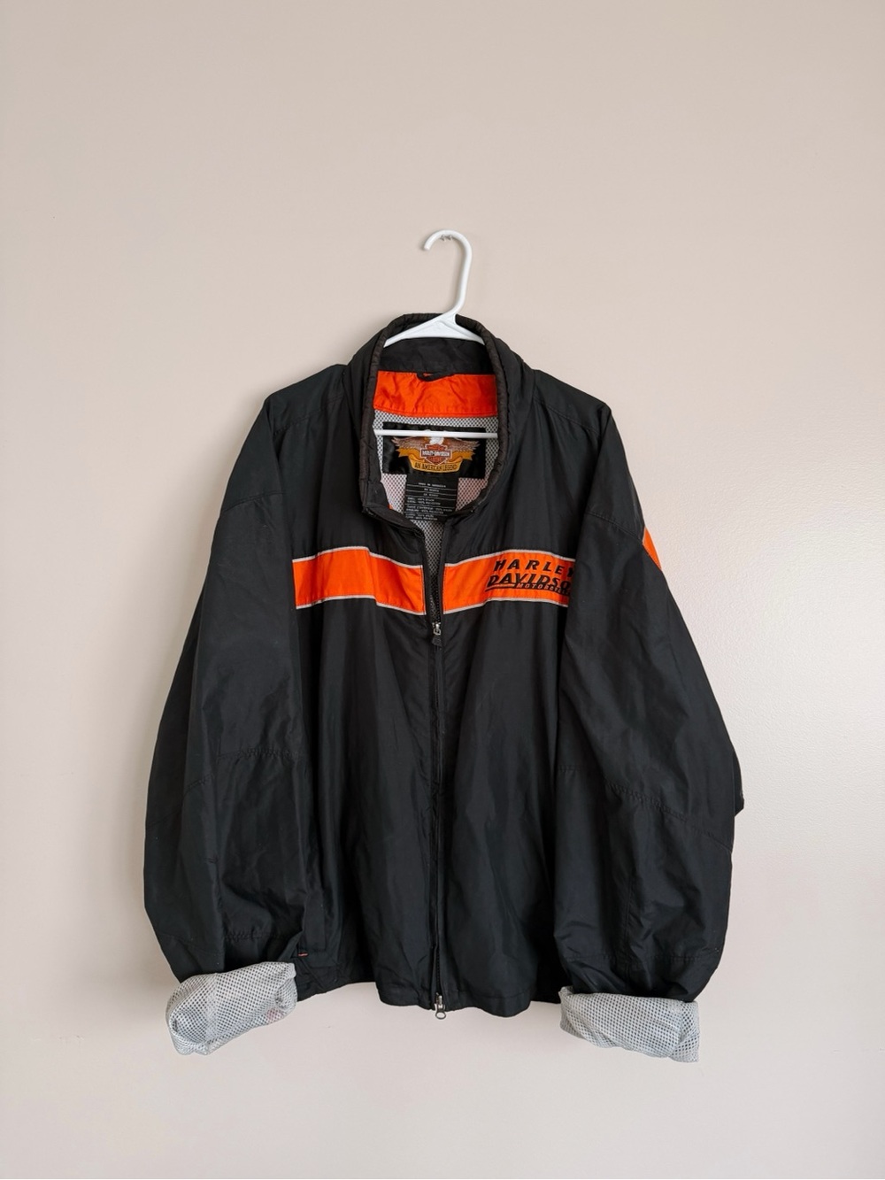 Vintage Y2K Harley Davidson Windbreaker Jacket